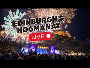 🔴 LIVE: Edinburgh Hogmanay New Year Fireworks 2025