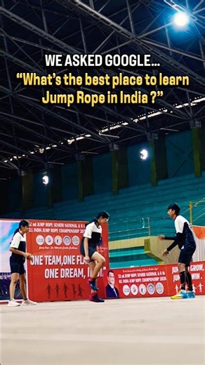 Hey Google ! Find the Best place to learn Jump Rope in India 🇮🇳 👀 #jumprope #skippingrope #learn
