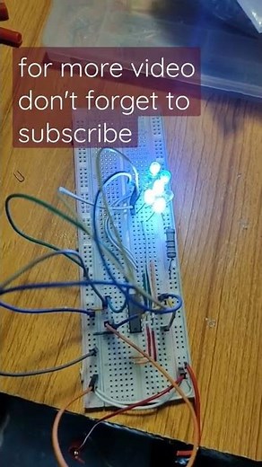 IC 7447 decoder with manual 7 segment display example video || binary to decimal reality #elctronics
