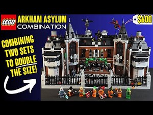 Combining TWO LEGO ARKHAM ASYLUM Sets (The ULTIMATE Batman Expansion!)