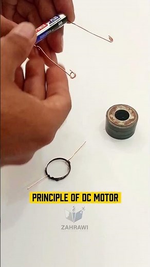 How to Make a Simple DC Motor | Continuous Coil Rotation in Magnetic Field