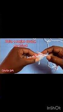 Comment faire 1 surjet double au tricot