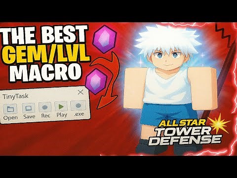 The BEST AFK MACRO For GEMS AND LEVELS In ASTD X UPDATE 2