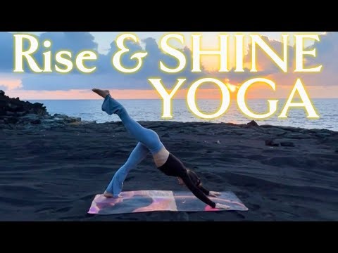 Rise & Shine Morning Beach Yoga 🌅 20 Minute Full Body Flow + Meditation