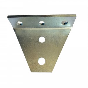 [Hot Item] Unistrut Galvanized Bending 5 Hole Cross Gusset Corner Angle Channel Fitting