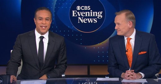 John Dickerson and Maurice DuBois sign off after their last "CBS Evening News" broadcast