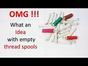 Best out of waste empty thread spools | Wall Hanging (DIY)