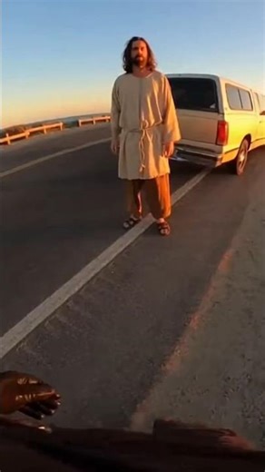 Cop Pulls Over Jesus (WAIT FOR THE ENDING!) 🚓🌊 #Shorts