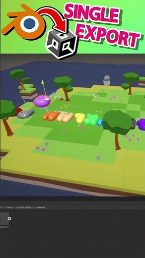 Save time in Unity with Blender Single Exports! #shorts #blender #gamedev