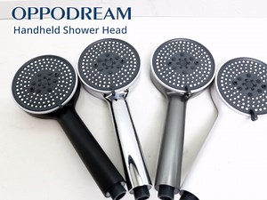 OPPODREAM Handheld Shower Head, High Pressure Hand Held Shower Head, Detachable Showerhead with Hose, Portable RV Shower Head Spray, Matte Gray Grey Matte Gray Grey