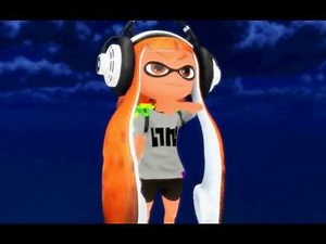 [MMD] Inkling girl can fly....