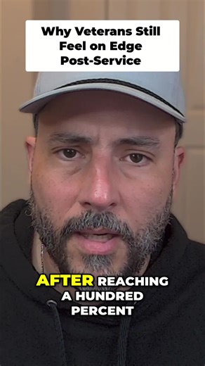 Many veterans expect silence after service, but the alertness remains. This feeling is normal, not a sign something's wrong. Let's talk about why. #VeteranSupport #MentalHealth #PTSD #AfterService #RealTalk
