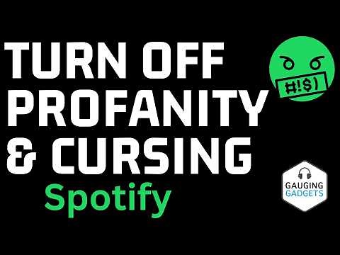 How to Turn Off Swearing & Profanity in Spotify App - iPhone & Android