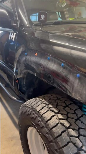 How to Trim for 35” tires on a 4th Gen 4Runner - Fender Trim for Daily Driving #toyota #shorts