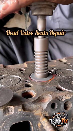 How to Repair Truck Valve Seats Like a Pro #valve #seats #engine #truck #skills #tools #mechanic #yt