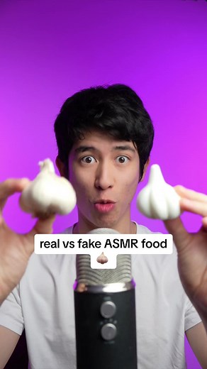 Real vs Fake ASMR Food: Which Sounds Better? 🧄