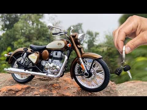 Live Stream 🔴 Unboxing of Royal Enfield New Classis 350 Medallion Bronze | Scale 1:12 Model 🤩⚡ #live