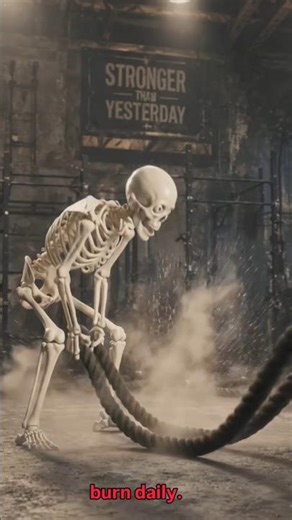 What Happens If You Do 1, 000 Calories Burn Daily? #calories #skeleton #shorts