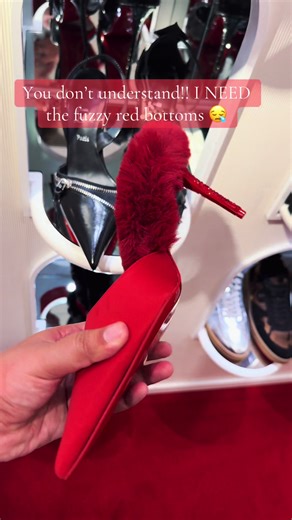 The Appeal of Fuzzy Red Bottoms for Fashion Lovers