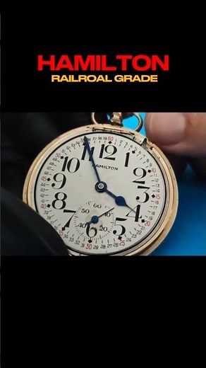This 100-Year-Old Hamilton Pocket Watch Was Built to Keep Trains from Crashing