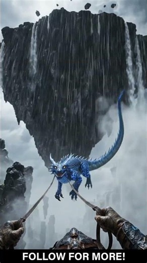 Tempest Serpent! #fantasy #dragon #pov #flying #shorts
