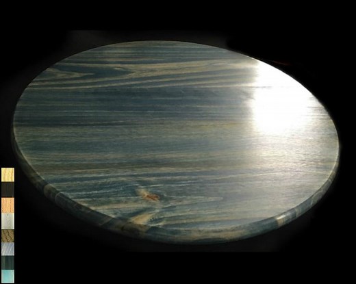 Large Lazy Susan Turntable 24 Inch Lazy Susan Wood Lazy Susan Blue Kitchen Decor Dining Room Table Centerpiece Wedding Gift Idea Unique Gift - Etsy