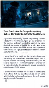 Teen Sneaks Out To Escape 💐 Babysitting Duties—Her Sister Ends Up Quitting 🚲 Her Job | WIBTA Echoes