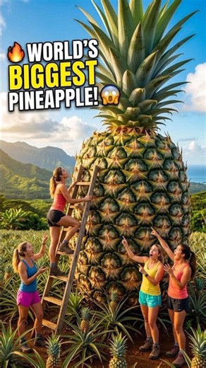 🍍 We Found a Pineapple Bigger Than a 3-Story House! 😱