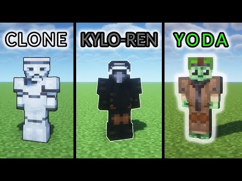STAR WARS Armor Costumes in MINECRAFT?!
