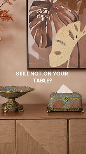 Bring home a slice of sun-drenched Tuscany with our ceramic collection.✨ 🍶 Handcrafted vases with antique charm 🕯️ Elegant candle stands 🖤 Statement tissue holders 💙 Perfect for warm, earthy interiors. Shop now and get 10% off your first order! | The Knotty Rope