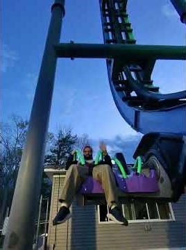 The Joker Blue Hour POV | Six Flags Great Adventure 4D Free Spin Coaster