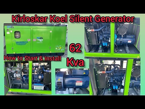Kirloskar Koel Generator Full Description How to Start Stop Install & WorkingNew Kirloskar Generator
