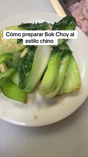 Cómo preparar Bok Choy al estilo chino
