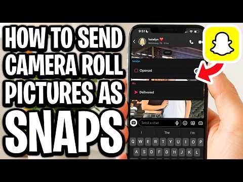 How To Send Camera Roll Pictures As Snaps On Snapchat - Full Guide