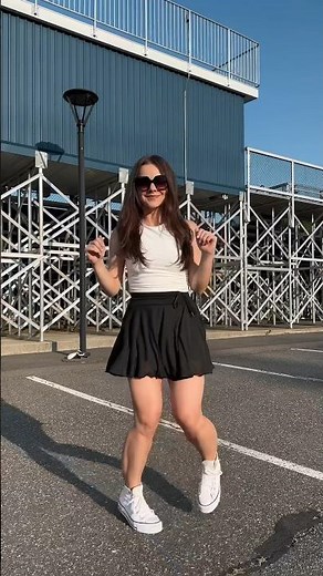 Dancing away in this cute skirt #fashion