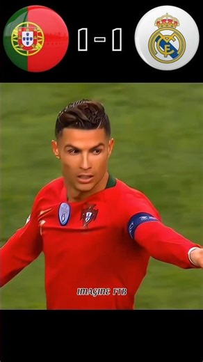 portugal vs Real Madrid -Ronaldo hat trick goala imaginary #football #youtube #shorts