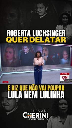 Fala, Roberta… O Brasil quer ouvir tudo. Se a delação vier, que não poupe ninguém — nem Lula, nem Lulinha.