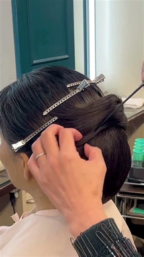 短い髪の着物ヘアはこれをやる #着物 #updo