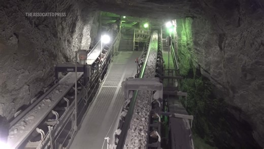 Inside the massive 480m-year-old salt mine under Lake Erie
