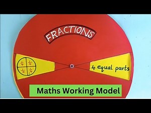 Maths Project | Maths Working Model | Fraction Model | Fraction Project | Maths tlm | Maths Model