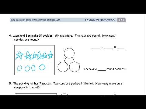 lesson 29 homework module 1 grade 1