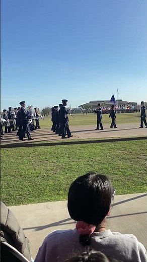 The Air Force Marching Band at Basic Training Graduation