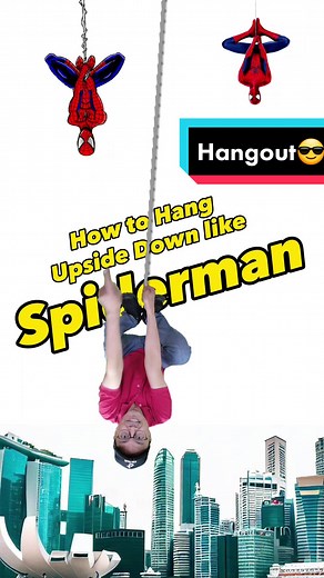 Learn How to Hang Upside Down on a Web Like 🕸️ Spider-Man 🕷️ (CapCut Tutorial) in One Minute #CapCut #Tutorial #SpiderMan #Web #Hanging #UpsideDown #DIY #VideoEditing #Tech #HowTo