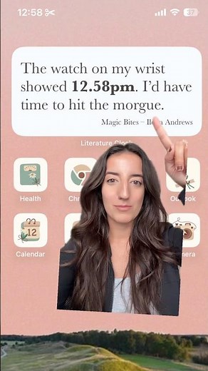 the best APP for BOOK LOVERS 📖🕰️ #literatureclock #booklovers #iphoneapps