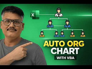 Create an Organization Chart in Excel Automatically (VBA Tutorial)
