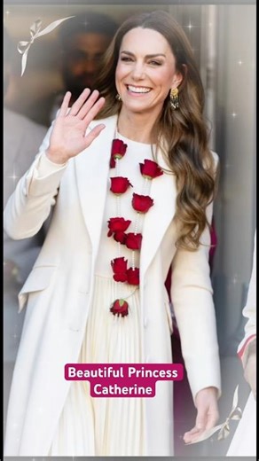Beautiful Princess Catherine In an Indian community #katemiddletion #britishroyalfamily #shorts