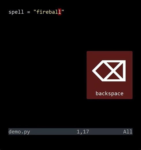 VimFu — The Backspace Key