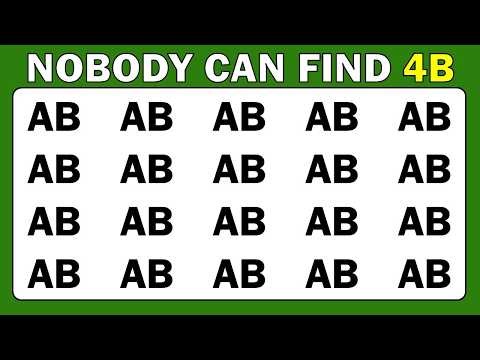 Find The Odd One Out | Test Your Observation Skills 👀 | Number and Letter Edition.
