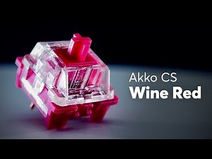Akko CS Wine Red Sound Test with GMK, MT3 and SA Keycaps