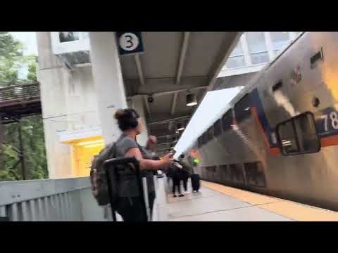 BWI MARC Station to IAD Airport Train Ride